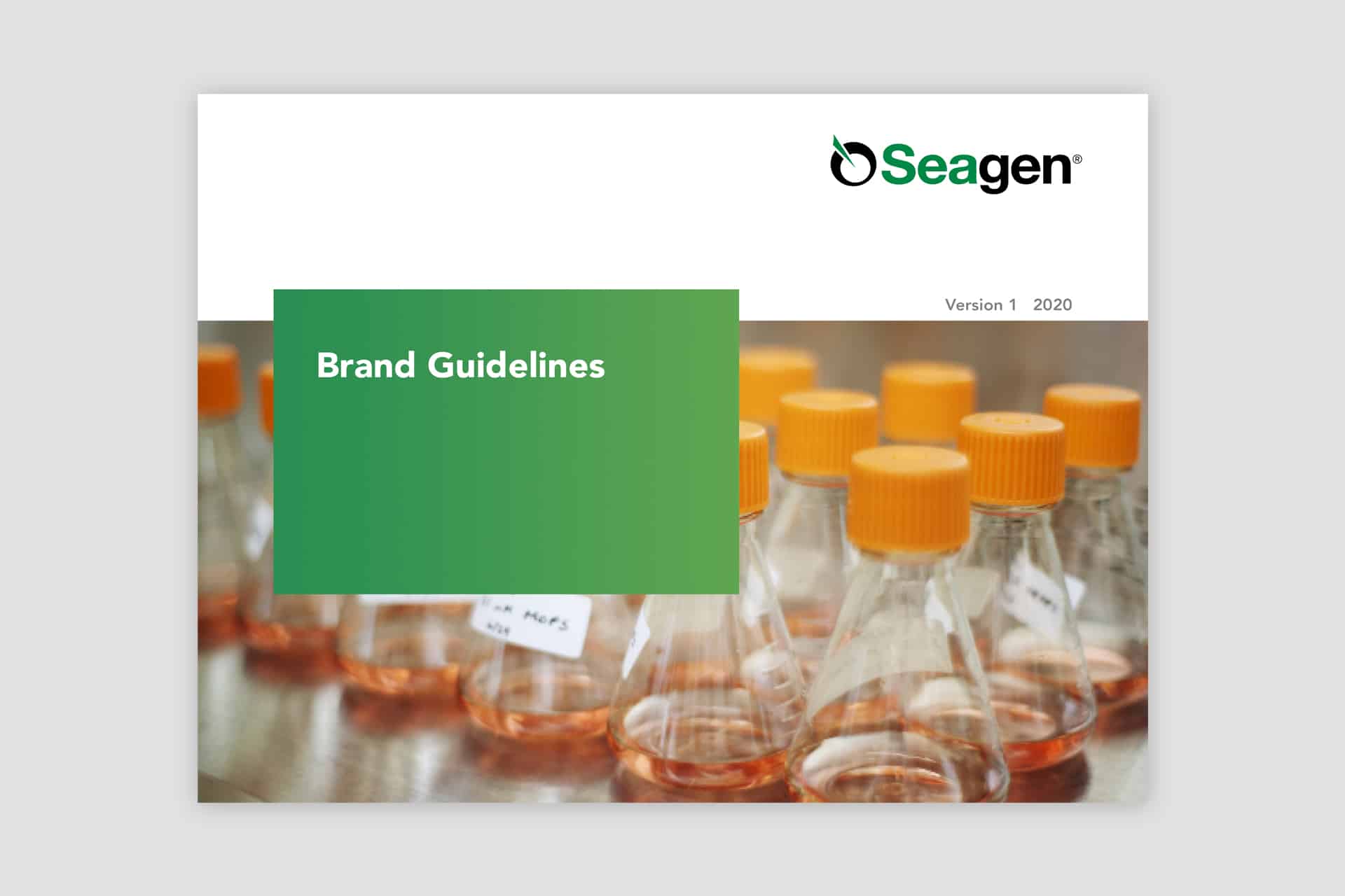Seagen Brand Guidelines Cover