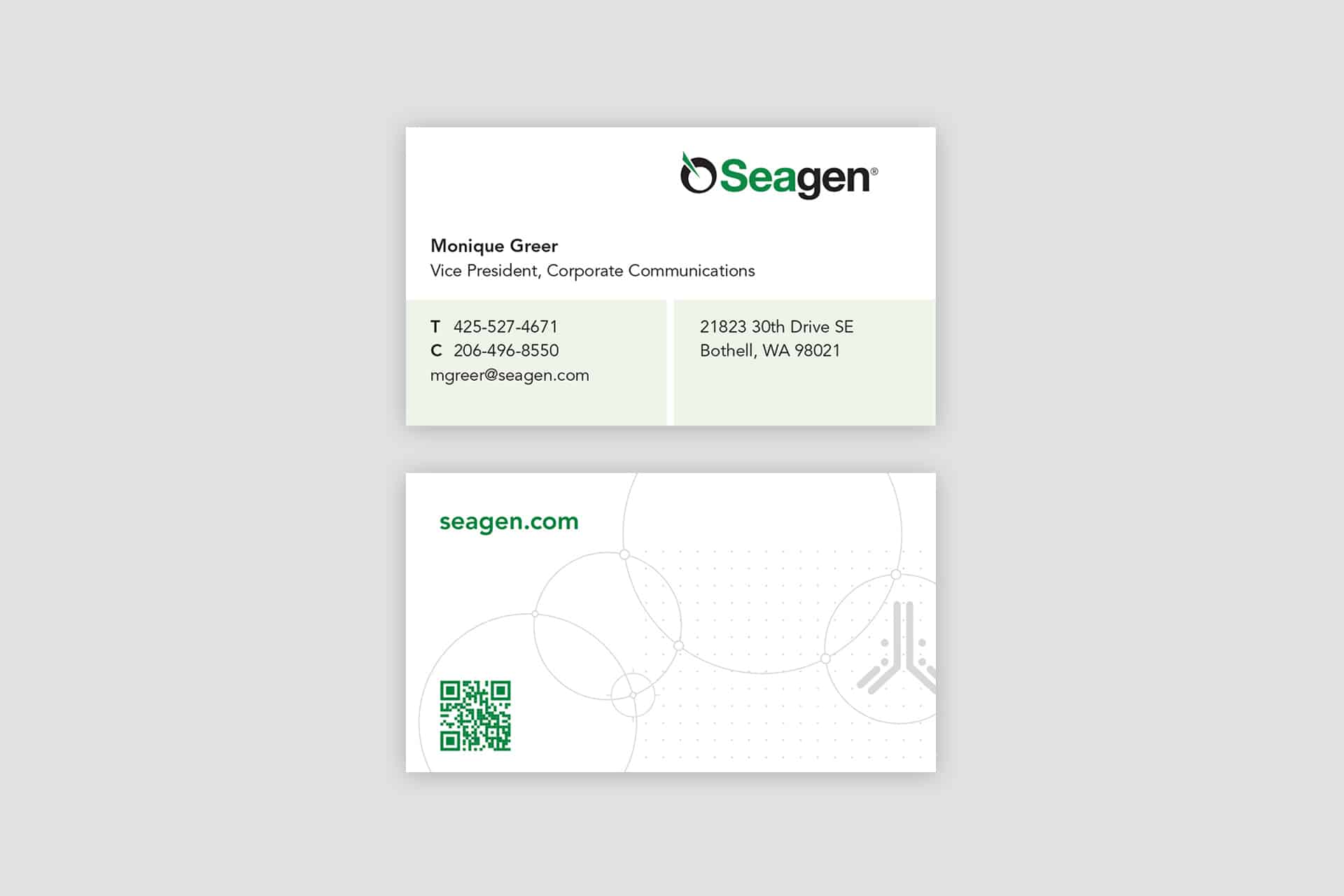 Seagen Business Cards